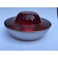 Punktowy element odblaskowy szklany fi100 Czerwony 30szt